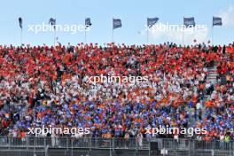 Circuit atmosphere - fans in the grandstand. 25.08.2024. Formula 1 World Championship, Rd 15, Dutch Grand Prix, Zandvoort, Netherlands, Race Day.