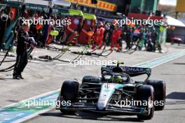 Lewis Hamilton (GBR) Mercedes AMG F1 W15 leaves the pits. 25.08.2024. Formula 1 World Championship, Rd 15, Dutch Grand Prix, Zandvoort, Netherlands, Race Day.