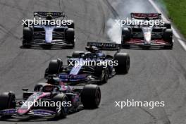 Kevin Magnussen (DEN) Haas VF-24 locks up under braking. 25.08.2024. Formula 1 World Championship, Rd 15, Dutch Grand Prix, Zandvoort, Netherlands, Race Day.