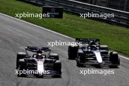 Esteban Ocon (FRA) Alpine F1 Team A524 and Alexander Albon (THA) Williams Racing FW46 battle for position. 25.08.2024. Formula 1 World Championship, Rd 15, Dutch Grand Prix, Zandvoort, Netherlands, Race Day.