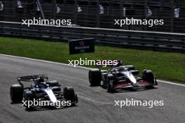 Logan Sargeant (USA) Williams Racing FW46 and Kevin Magnussen (DEN) Haas VF-24 battle for position. 25.08.2024. Formula 1 World Championship, Rd 15, Dutch Grand Prix, Zandvoort, Netherlands, Race Day.