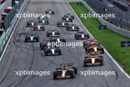 Max Verstappen (NLD) Red Bull Racing RB20 leads at the start of the race. 25.08.2024. Formula 1 World Championship, Rd 15, Dutch Grand Prix, Zandvoort, Netherlands, Race Day.