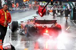 Carlos Sainz Jr (ESP) Ferrari SF-24 leaves the pits. 24.08.2024. Formula 1 World Championship, Rd 15, Dutch Grand Prix, Zandvoort, Netherlands, Qualifying Day.