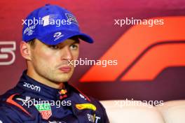 Max Verstappen (NLD) Red Bull Racing in the post qualifying FIA Press Conference. 24.08.2024. Formula 1 World Championship, Rd 15, Dutch Grand Prix, Zandvoort, Netherlands, Qualifying Day.