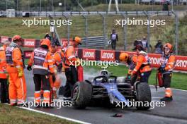 Marshals on the circuit after Logan Sargeant (USA) Williams Racing FW46 crashed in the third practice session. 24.08.2024. Formula 1 World Championship, Rd 15, Dutch Grand Prix, Zandvoort, Netherlands, Qualifying Day.