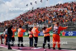 Circuit atmosphere - marshals. 25.08.2024. Formula 1 World Championship, Rd 15, Dutch Grand Prix, Zandvoort, Netherlands, Race Day.