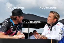 (L to R): Jack Doohan (AUS) Alpine F1 Team Reserve Driver with Liam Lawson (NZL) RB Reserve Driver. 25.08.2024. Formula 1 World Championship, Rd 15, Dutch Grand Prix, Zandvoort, Netherlands, Race Day.