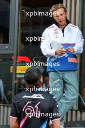 (L to R): Jack Doohan (AUS) Alpine F1 Team Reserve Driver with Liam Lawson (NZL) RB Reserve Driver. 25.08.2024. Formula 1 World Championship, Rd 15, Dutch Grand Prix, Zandvoort, Netherlands, Race Day.