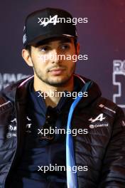 Esteban Ocon (FRA) Alpine F1 Team in the FIA Press Conference. 22.08.2024. Formula 1 World Championship, Rd 15, Dutch Grand Prix, Zandvoort, Netherlands, Preparation Day.