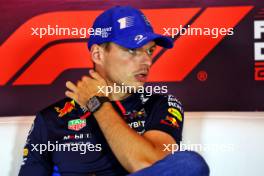 Max Verstappen (NLD) Red Bull Racing in the FIA Press Conference. 22.08.2024. Formula 1 World Championship, Rd 15, Dutch Grand Prix, Zandvoort, Netherlands, Preparation Day.