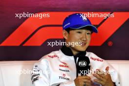 Yuki Tsunoda (JPN) RB in the FIA Press Conference. 22.08.2024. Formula 1 World Championship, Rd 15, Dutch Grand Prix, Zandvoort, Netherlands, Preparation Day.