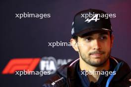 Esteban Ocon (FRA) Alpine F1 Team in the FIA Press Conference. 22.08.2024. Formula 1 World Championship, Rd 15, Dutch Grand Prix, Zandvoort, Netherlands, Preparation Day.