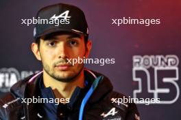 Esteban Ocon (FRA) Alpine F1 Team in the FIA Press Conference. 22.08.2024. Formula 1 World Championship, Rd 15, Dutch Grand Prix, Zandvoort, Netherlands, Preparation Day.