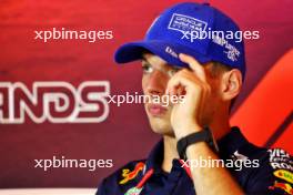 Max Verstappen (NLD) Red Bull Racing in the FIA Press Conference. 22.08.2024. Formula 1 World Championship, Rd 15, Dutch Grand Prix, Zandvoort, Netherlands, Preparation Day.