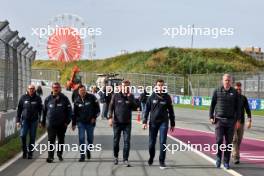 Niels Wittich (GER) FIA F1 Race Director (Right) walks the circuit. 22.08.2024. Formula 1 World Championship, Rd 15, Dutch Grand Prix, Zandvoort, Netherlands, Preparation Day.