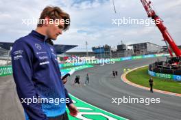 Logan Sargeant (USA) Williams Racing walks the circuit. 22.08.2024. Formula 1 World Championship, Rd 15, Dutch Grand Prix, Zandvoort, Netherlands, Preparation Day.