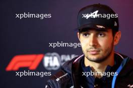 Esteban Ocon (FRA) Alpine F1 Team in the FIA Press Conference. 22.08.2024. Formula 1 World Championship, Rd 15, Dutch Grand Prix, Zandvoort, Netherlands, Preparation Day.