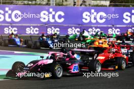 Abbi Pulling (GBR) Rodin Motorsport. 08.03.2024. FIA Formula Academy, Rd 1, Race 1, Jeddah, Saudi Arabia, Friday.