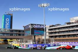 Doriane Pin (FRA) Prema Racing leads Abbi Pulling (GBR) Rodin Motorsport and Maya Weug (NLD) Prema. 08.03.2024. FIA Formula Academy, Rd 1, Race 1, Jeddah, Saudi Arabia, Friday.