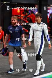 Alexander Albon (THA) Williams Racing and Patrick Harding (GBR) Williams Racing Personal Trainer. 08.03.2024. Formula 1 World Championship, Rd 2, Saudi Arabian Grand Prix, Jeddah, Saudi Arabia, Qualifying Day.