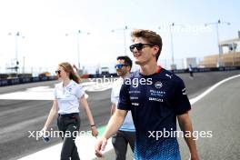 Logan Sargeant (USA) Williams Racing walks the circuit with the team. 06.03.2024. Formula 1 World Championship, Rd 2, Saudi Arabian Grand Prix, Jeddah, Saudi Arabia, Preparation Day.