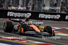 Lando Norris (GBR) McLaren MCL38. 20.09.2024. Formula 1 World Championship, Rd 18, Singapore Grand Prix, Marina Bay Street Circuit, Singapore, Practice Day.