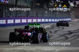 Esteban Ocon (FRA) Alpine F1 Team A524. 20.09.2024. Formula 1 World Championship, Rd 18, Singapore Grand Prix, Marina Bay Street Circuit, Singapore, Practice Day.