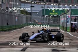 Alexander Albon (THA) Williams Racing FW46. 20.09.2024. Formula 1 World Championship, Rd 18, Singapore Grand Prix, Marina Bay Street Circuit, Singapore, Practice Day.