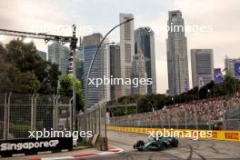 Fernando Alonso (ESP) Aston Martin F1 Team AMR24. 20.09.2024. Formula 1 World Championship, Rd 18, Singapore Grand Prix, Marina Bay Street Circuit, Singapore, Practice Day.