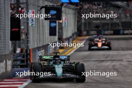 Lance Stroll (CDN) Aston Martin F1 Team AMR24. 20.09.2024. Formula 1 World Championship, Rd 18, Singapore Grand Prix, Marina Bay Street Circuit, Singapore, Practice Day.