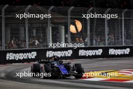 Alexander Albon (THA) Williams Racing FW46. 20.09.2024. Formula 1 World Championship, Rd 18, Singapore Grand Prix, Marina Bay Street Circuit, Singapore, Practice Day.