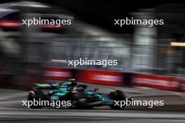 Fernando Alonso (ESP) Aston Martin F1 Team AMR24. 20.09.2024. Formula 1 World Championship, Rd 18, Singapore Grand Prix, Marina Bay Street Circuit, Singapore, Practice Day.