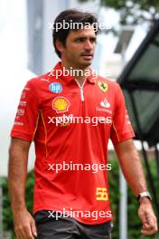 Carlos Sainz Jr (ESP) Ferrari. 20.09.2024. Formula 1 World Championship, Rd 18, Singapore Grand Prix, Marina Bay Street Circuit, Singapore, Practice Day.