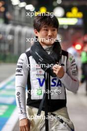 Yuki Tsunoda (JPN) RB on the grid. 22.09.2024. Formula 1 World Championship, Rd 18, Singapore Grand Prix, Marina Bay Street Circuit, Singapore, Race Day.