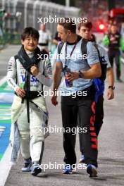 Yuki Tsunoda (JPN) RB on the grid. 22.09.2024. Formula 1 World Championship, Rd 18, Singapore Grand Prix, Marina Bay Street Circuit, Singapore, Race Day.