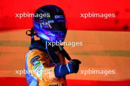 Race winner Lando Norris (GBR) McLaren celebrates in parc ferme. 22.09.2024. Formula 1 World Championship, Rd 18, Singapore Grand Prix, Marina Bay Street Circuit, Singapore, Race Day.