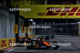 Lando Norris (GBR) McLaren MCL38. 22.09.2024. Formula 1 World Championship, Rd 18, Singapore Grand Prix, Marina Bay Street Circuit, Singapore, Race Day.