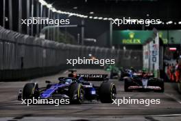 Alexander Albon (THA) Williams Racing FW46. 22.09.2024. Formula 1 World Championship, Rd 18, Singapore Grand Prix, Marina Bay Street Circuit, Singapore, Race Day.