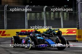 Pierre Gasly (FRA) Alpine F1 Team A524. 22.09.2024. Formula 1 World Championship, Rd 18, Singapore Grand Prix, Marina Bay Street Circuit, Singapore, Race Day.