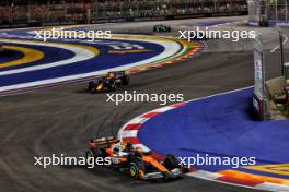 Lando Norris (GBR) McLaren MCL38. 22.09.2024. Formula 1 World Championship, Rd 18, Singapore Grand Prix, Marina Bay Street Circuit, Singapore, Race Day.