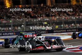 Kevin Magnussen (DEN) Haas VF-24. 22.09.2024. Formula 1 World Championship, Rd 18, Singapore Grand Prix, Marina Bay Street Circuit, Singapore, Race Day.