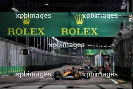 Lando Norris (GBR) McLaren MCL38. 22.09.2024. Formula 1 World Championship, Rd 18, Singapore Grand Prix, Marina Bay Street Circuit, Singapore, Race Day.