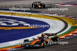 Lando Norris (GBR) McLaren MCL38. 22.09.2024. Formula 1 World Championship, Rd 18, Singapore Grand Prix, Marina Bay Street Circuit, Singapore, Race Day.