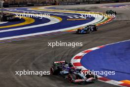 Daniel Ricciardo (AUS) RB VCARB 01. 22.09.2024. Formula 1 World Championship, Rd 18, Singapore Grand Prix, Marina Bay Street Circuit, Singapore, Race Day.