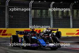 Esteban Ocon (FRA) Alpine F1 Team A524. 22.09.2024. Formula 1 World Championship, Rd 18, Singapore Grand Prix, Marina Bay Street Circuit, Singapore, Race Day.