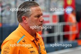 Zak Brown (USA) McLaren Executive Director. 21.09.2024. Formula 1 World Championship, Rd 18, Singapore Grand Prix, Marina Bay Street Circuit, Singapore, Qualifying Day.