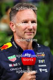 Christian Horner (GBR) Red Bull Racing Team Principal. 21.09.2024. Formula 1 World Championship, Rd 18, Singapore Grand Prix, Marina Bay Street Circuit, Singapore, Qualifying Day.