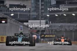 Fernando Alonso (ESP) Aston Martin F1 Team AMR24. 21.09.2024. Formula 1 World Championship, Rd 18, Singapore Grand Prix, Marina Bay Street Circuit, Singapore, Qualifying Day.