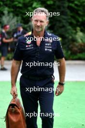 Christian Horner (GBR) Red Bull Racing Team Principal. 21.09.2024. Formula 1 World Championship, Rd 18, Singapore Grand Prix, Marina Bay Street Circuit, Singapore, Qualifying Day.