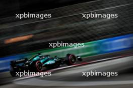 Lance Stroll (CDN) Aston Martin F1 Team AMR24. 21.09.2024. Formula 1 World Championship, Rd 18, Singapore Grand Prix, Marina Bay Street Circuit, Singapore, Qualifying Day.